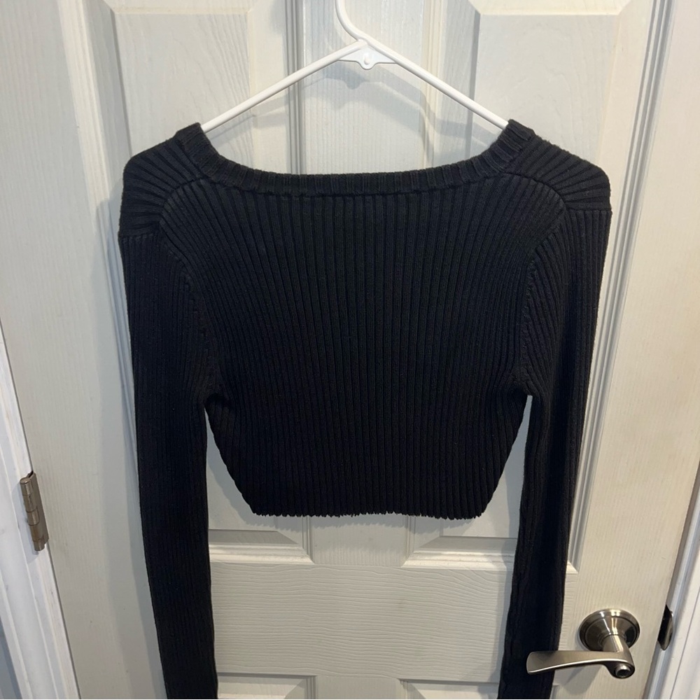 LOFT Crop Ribbed Sweater - Picture 6 of 12